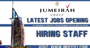 Jumeirah group jobs in UAE