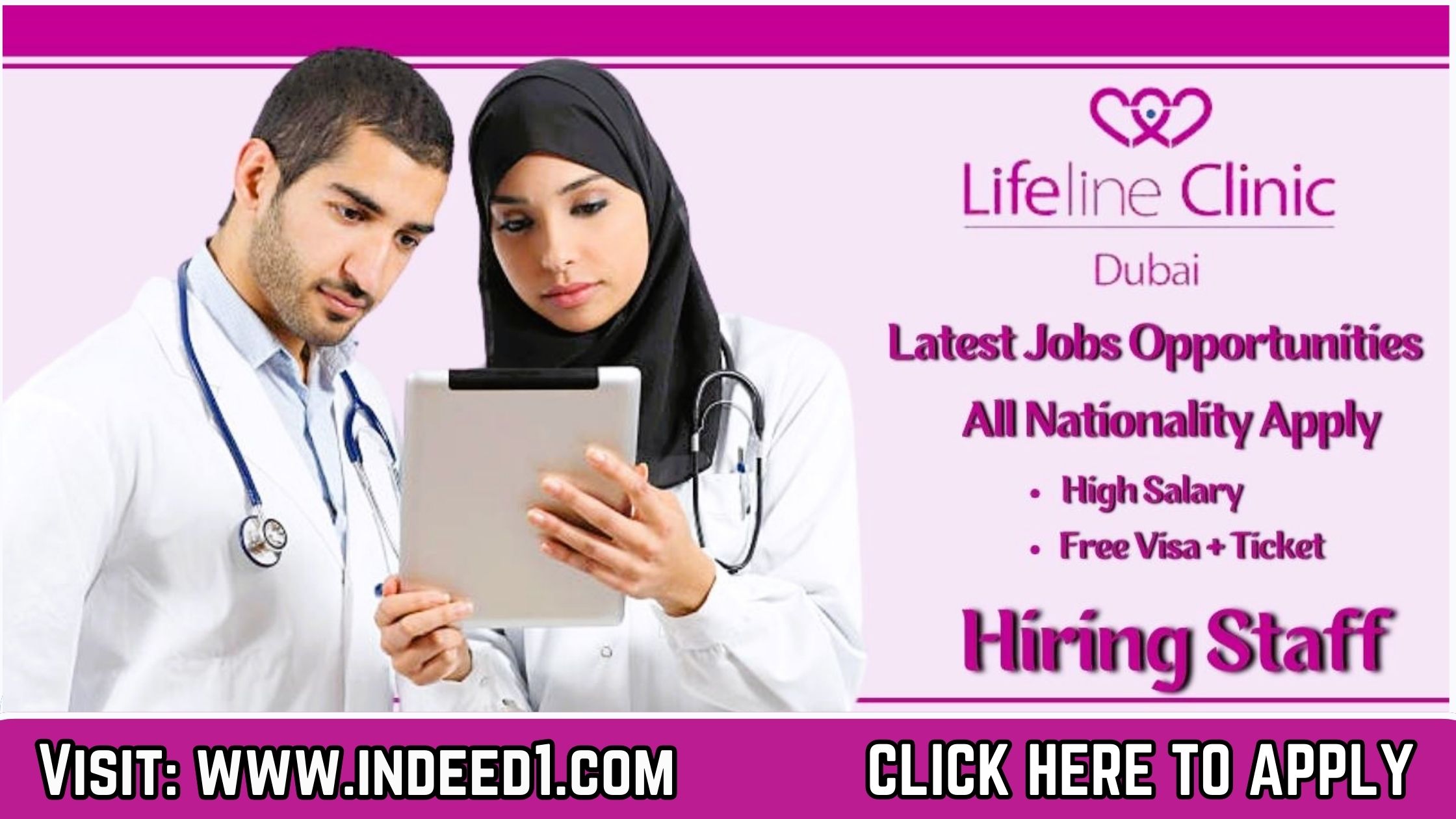 LIFELINE Clinic JOBS in DUBAI